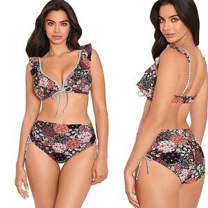 👙 Skinny Dippers Women’s Jelly Roll Bikini 2-Piece Set